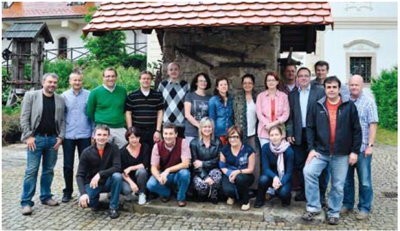 Pracovní skupina pro idiopatické střevní záněty ČGS, 8. 6. 2012.
Fig. 3. The Czech National IBD Working Group, 8 June 2012.