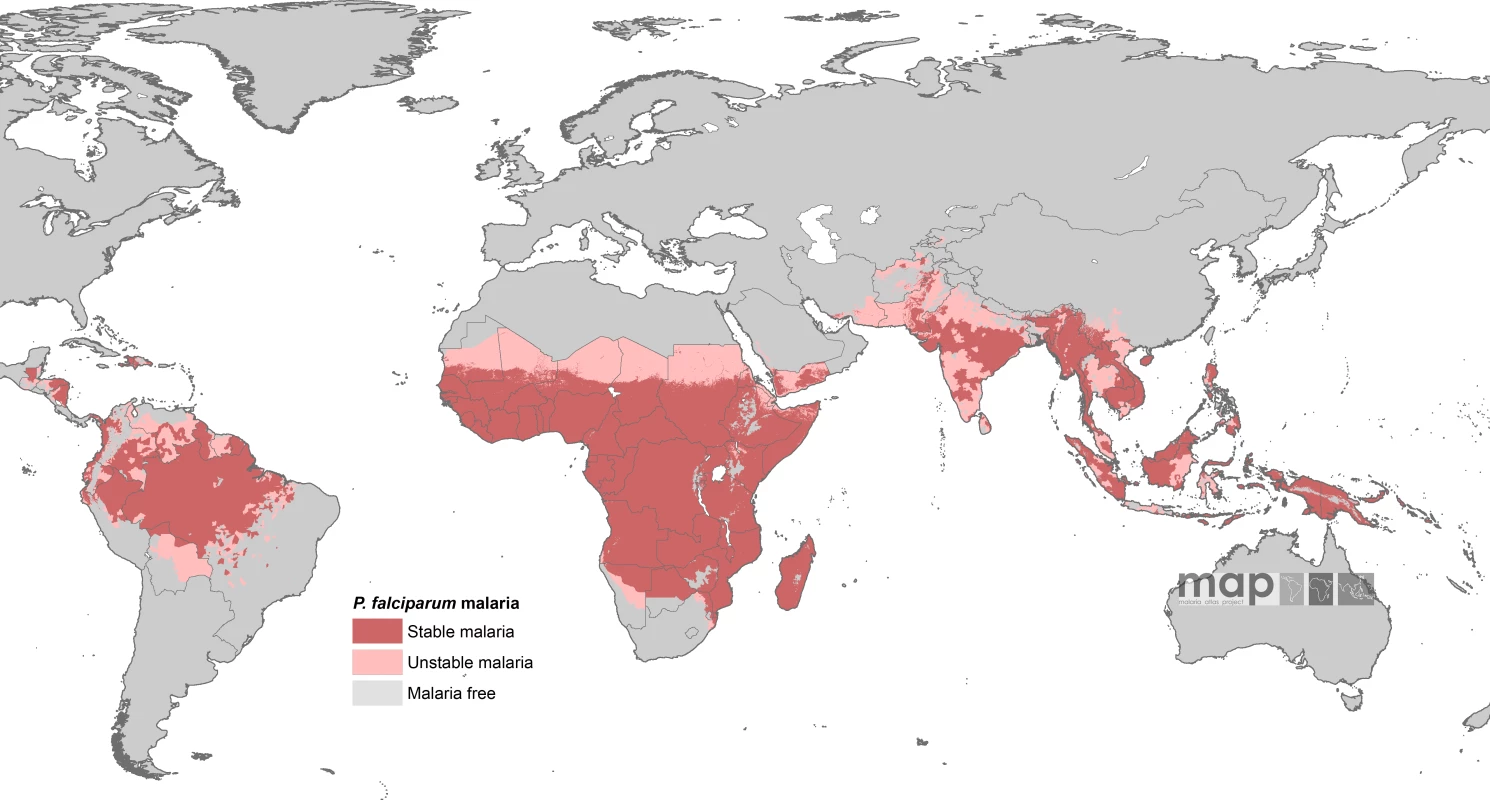 P. falciparum Malaria Risk Defined by Annual Parasite Incidence, Temperature, and Aridity
