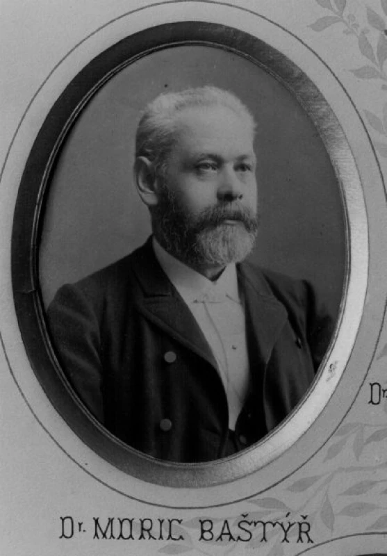 Moric Baštýř, docent zubního lékařství (29. 12. 1835 – 14. 9. 1894).