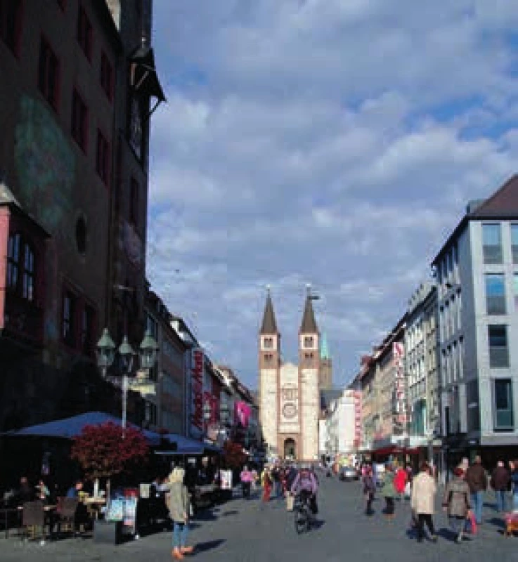 Ulica Dómu svätého Kiliana vo Würzburgu
