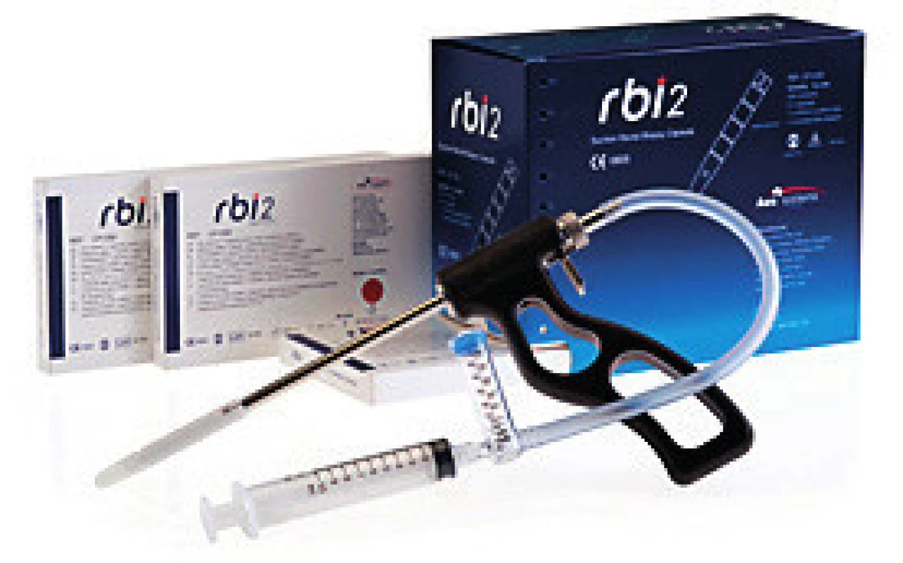 RBI systém (odběrová sada pro rektální sací podtlakovou biopsii).
Fig. 1. RBI system (sampling kit for rectal suction biopsy).