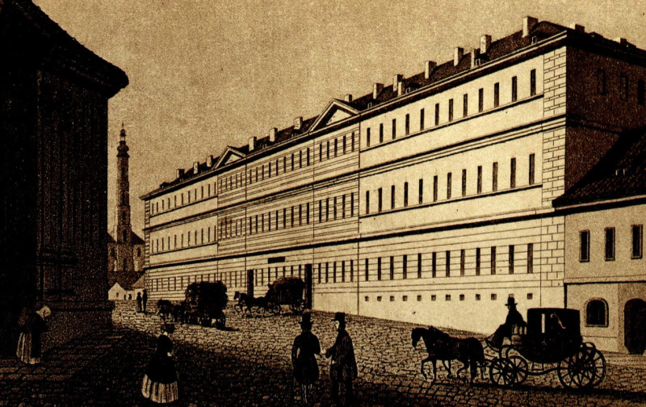 Všeobecná nemocnice v polovině 19. století