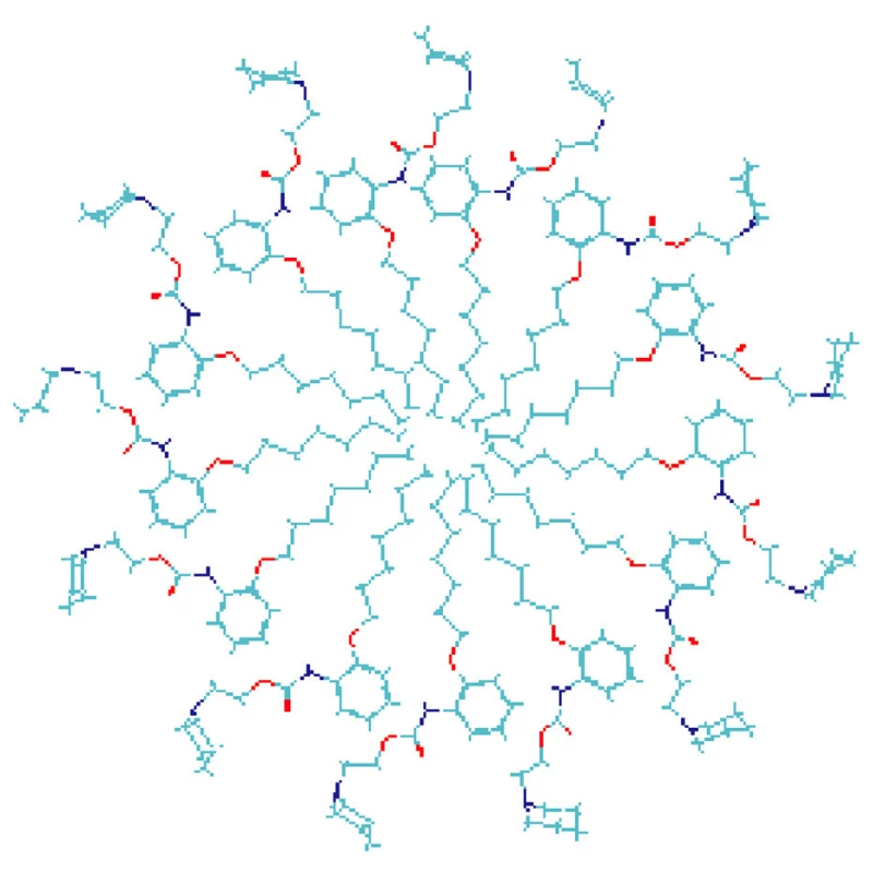 Micelová štruktúra heptakaíniumchloridu