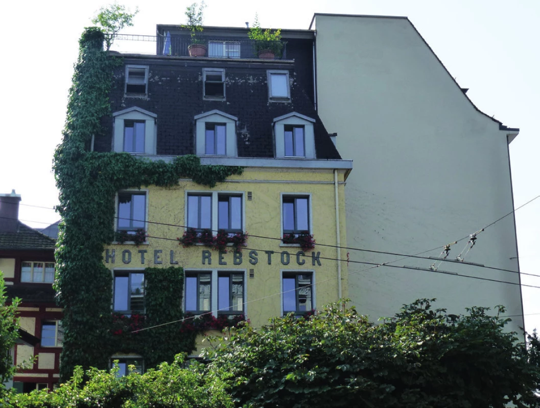 Hotel Rebstock v Luzerne, v ktorom Franz Kafka s Maxom Brodom bývali v auguste roku 1911