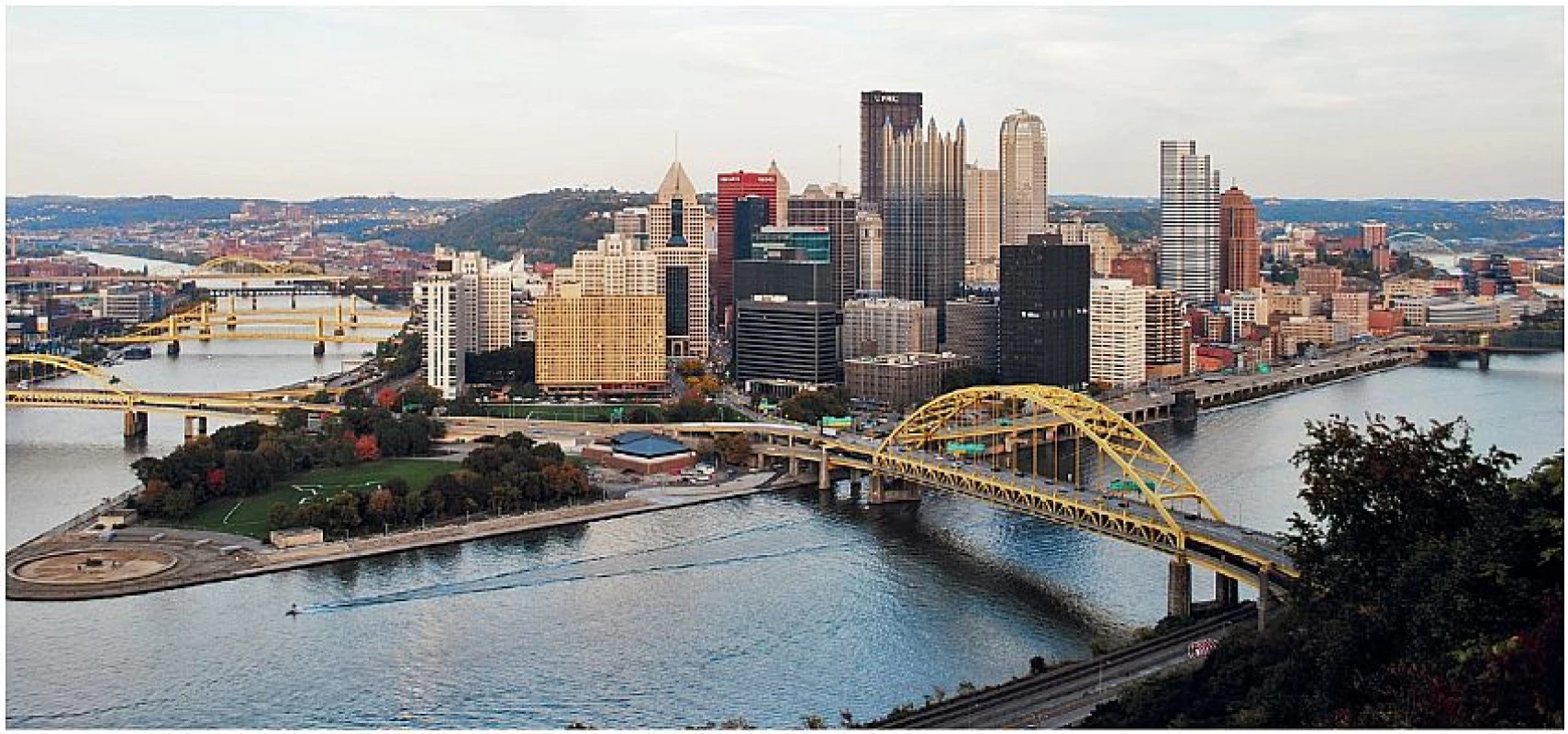 Panorama Pittsburghu.