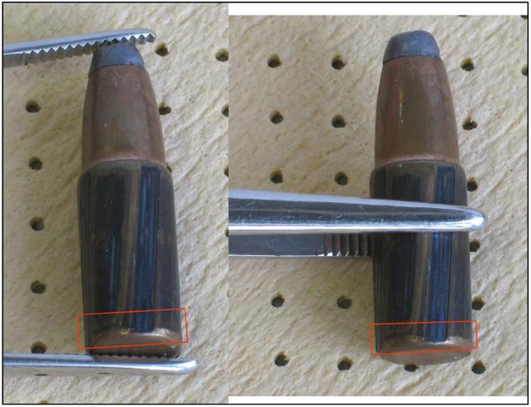 Poloplášťová, lovecká střela 7 mm se střižnou hranou
