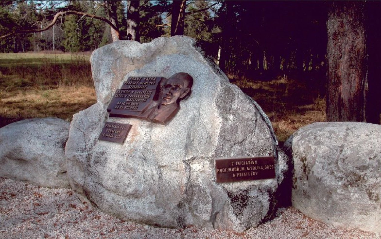 Pamätník Franza Kafku v Tatranských Matliaroch, vo Vysokých Tatrách