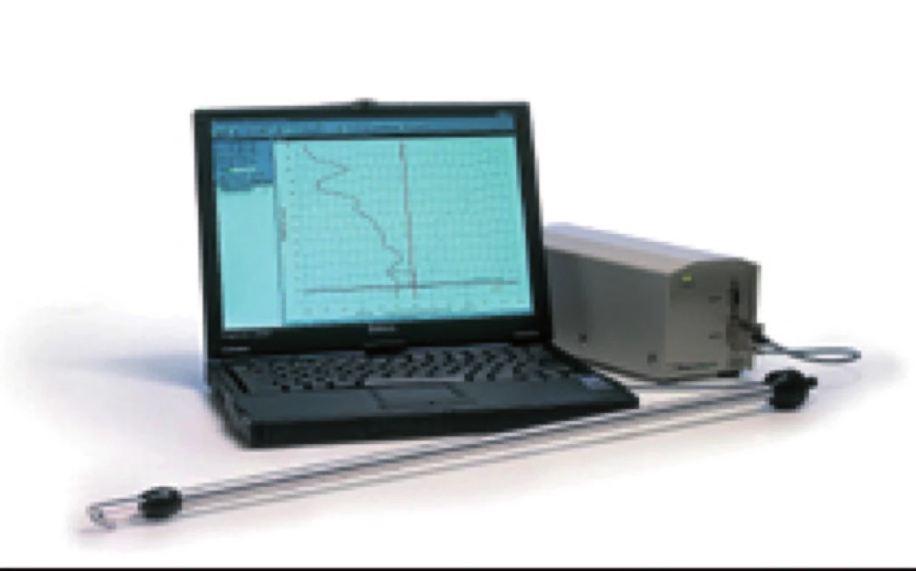 RhinoScan – přístroj na vyšetření akustické rinometrie