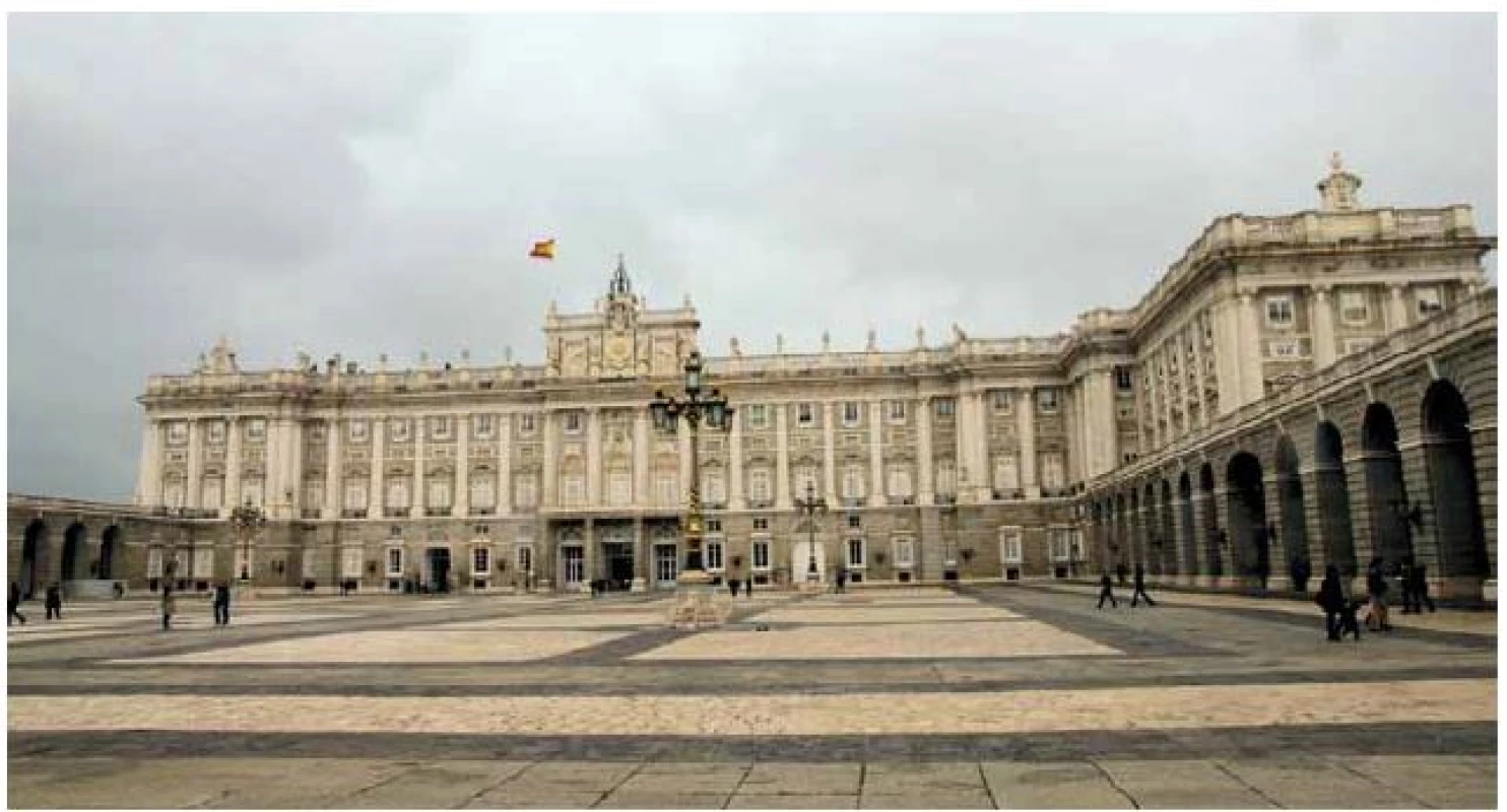 Královský palác v Madridu.