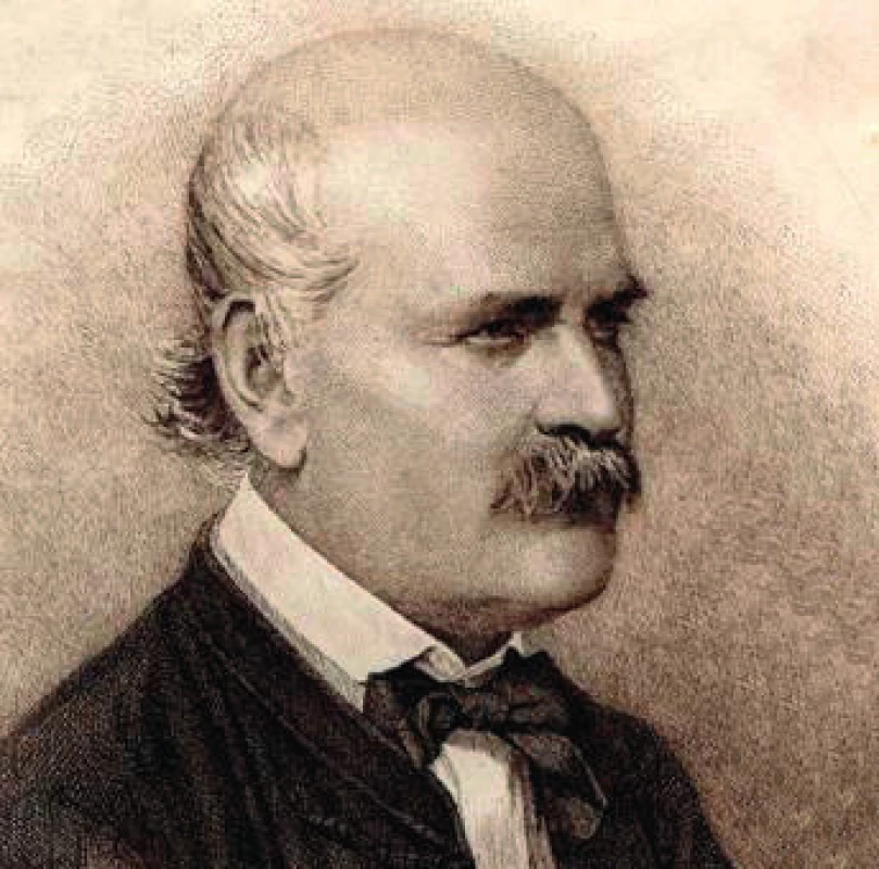 Semmelweis v roce 1860 (ve věku 42 let)