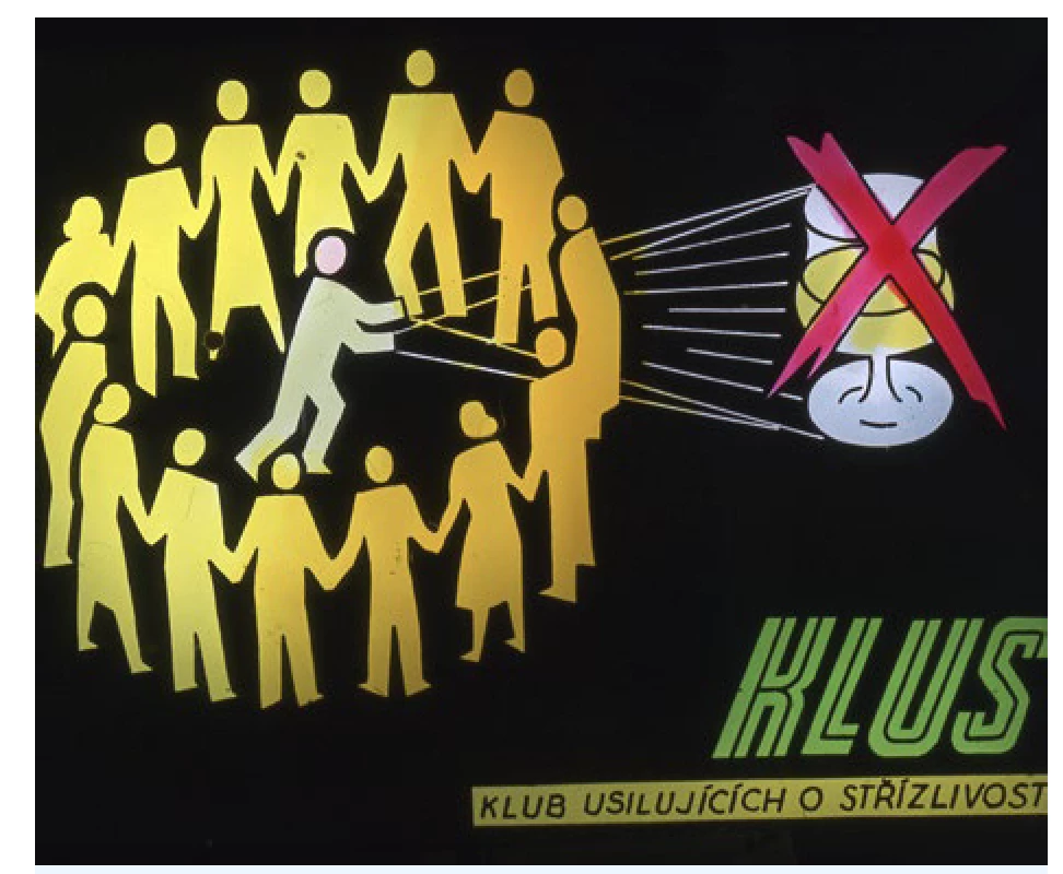 Plakát Klubu usilujících o střízlivost