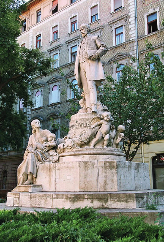 Monument I. Semmelweisse v Budapešti