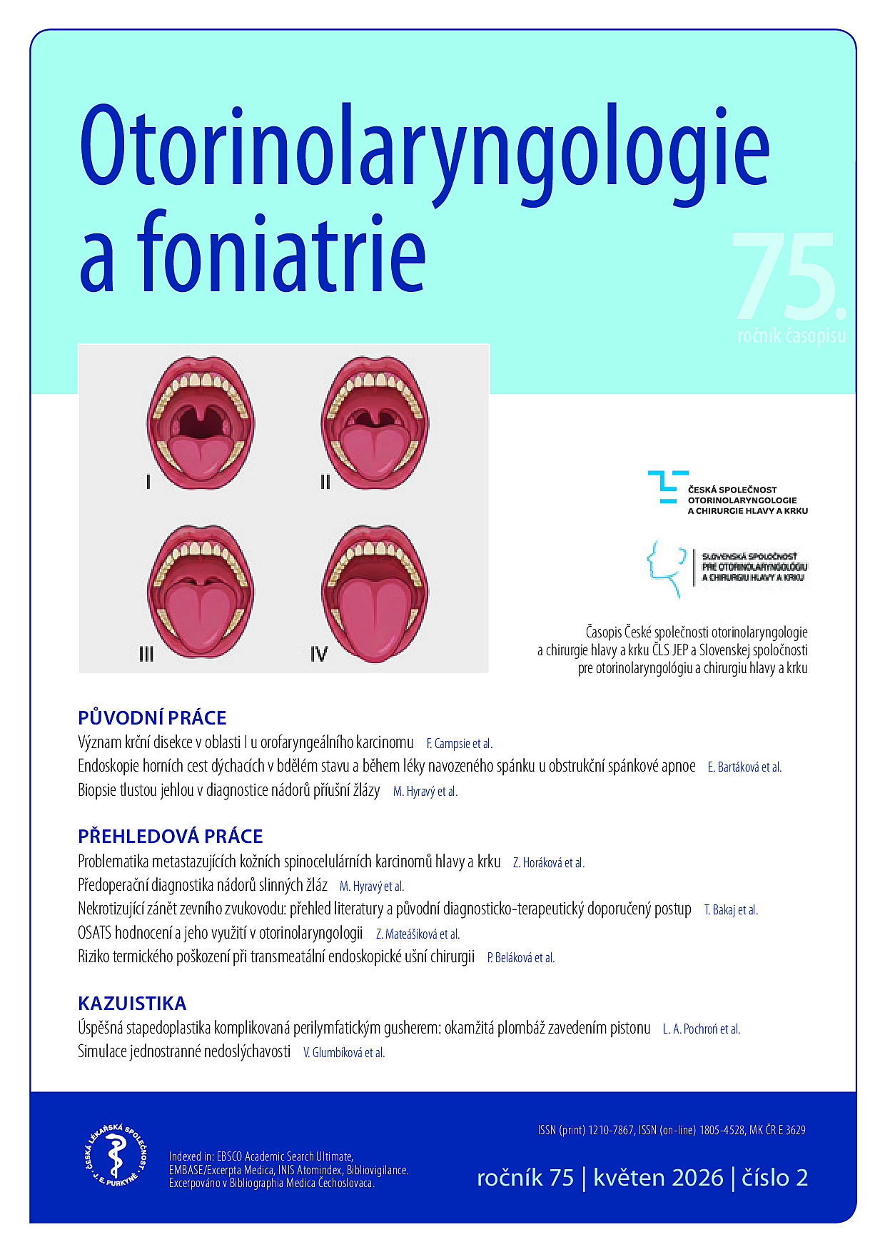 Otorinolaryngologie a foniatrie